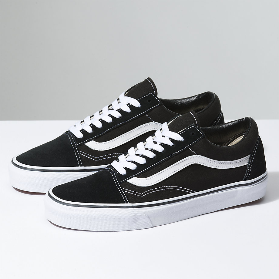 Vans Erkek Spor Ayakkabı Old Skool Siyah/Beyaz | 67464-809